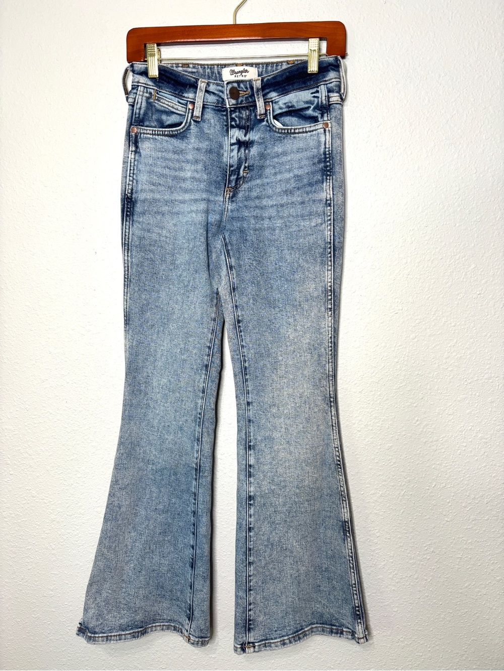 Wrangler Retro High Rise Flare Western Jeans 25x30